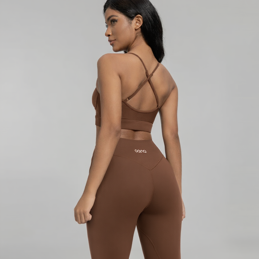 Brassière slim en croix