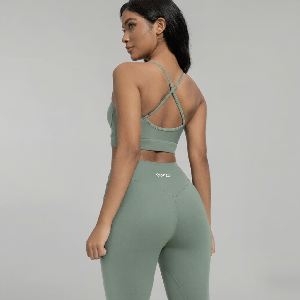 Brassière slim en croix