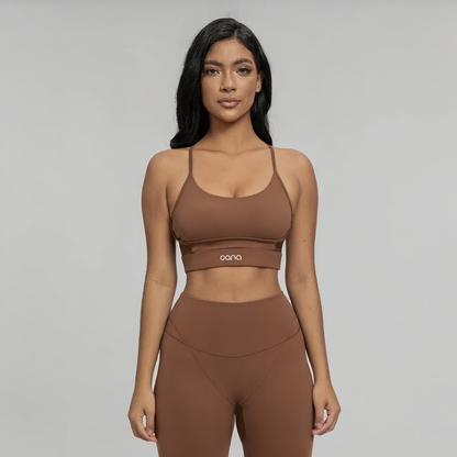 Brassière slim en croix