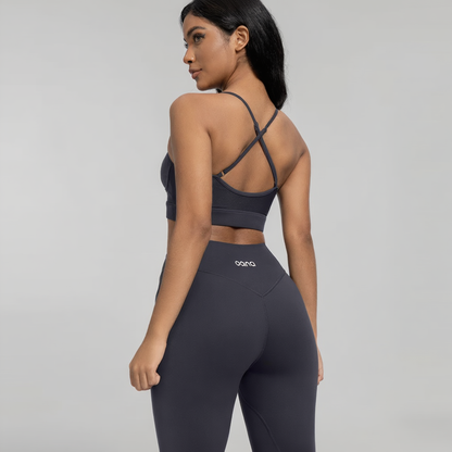 Brassière slim en croix