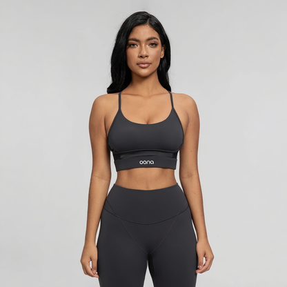 Brassière slim en croix