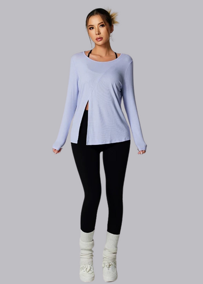 Tee-shirt Léger - Fendu - Christine - Vente Finale