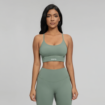 Brassière slim en croix