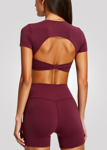 Tee-shirt - Cherry Power - Brassière intégrée