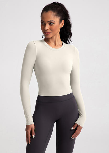 Tee-shirt Noeud - Manche Longue - Brassière Intégrée